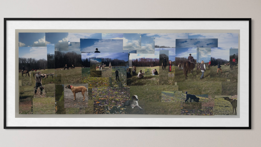Framed photo collage